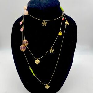 Super rare Vintage Betsy Johnson wrap necklace